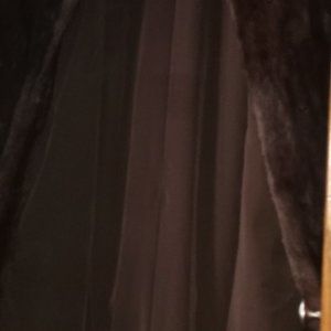 A Louis Feraud Classic long Brown Mink fur.